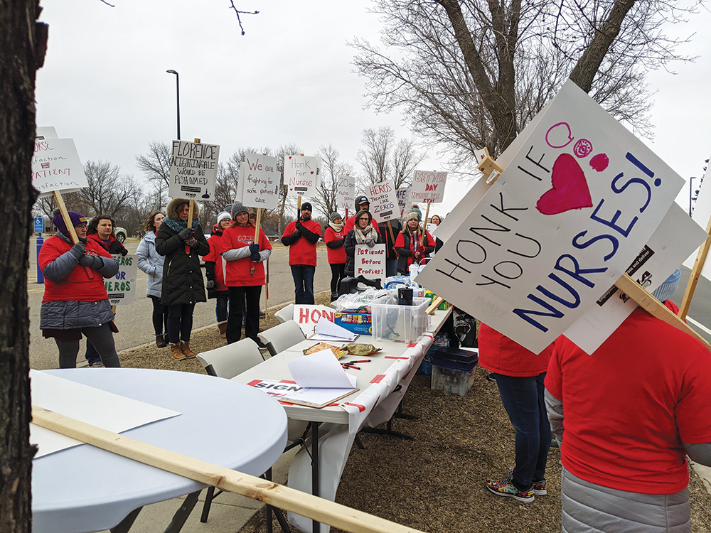 Avera nurses hold informational picket News, Sports, Jobs Marshall